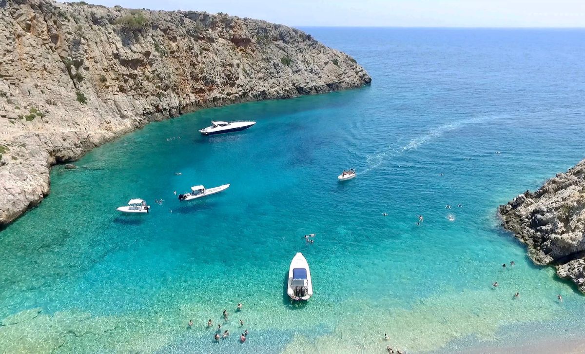 Menies Beach Chania Boat Rentals Loutro & Sfakia